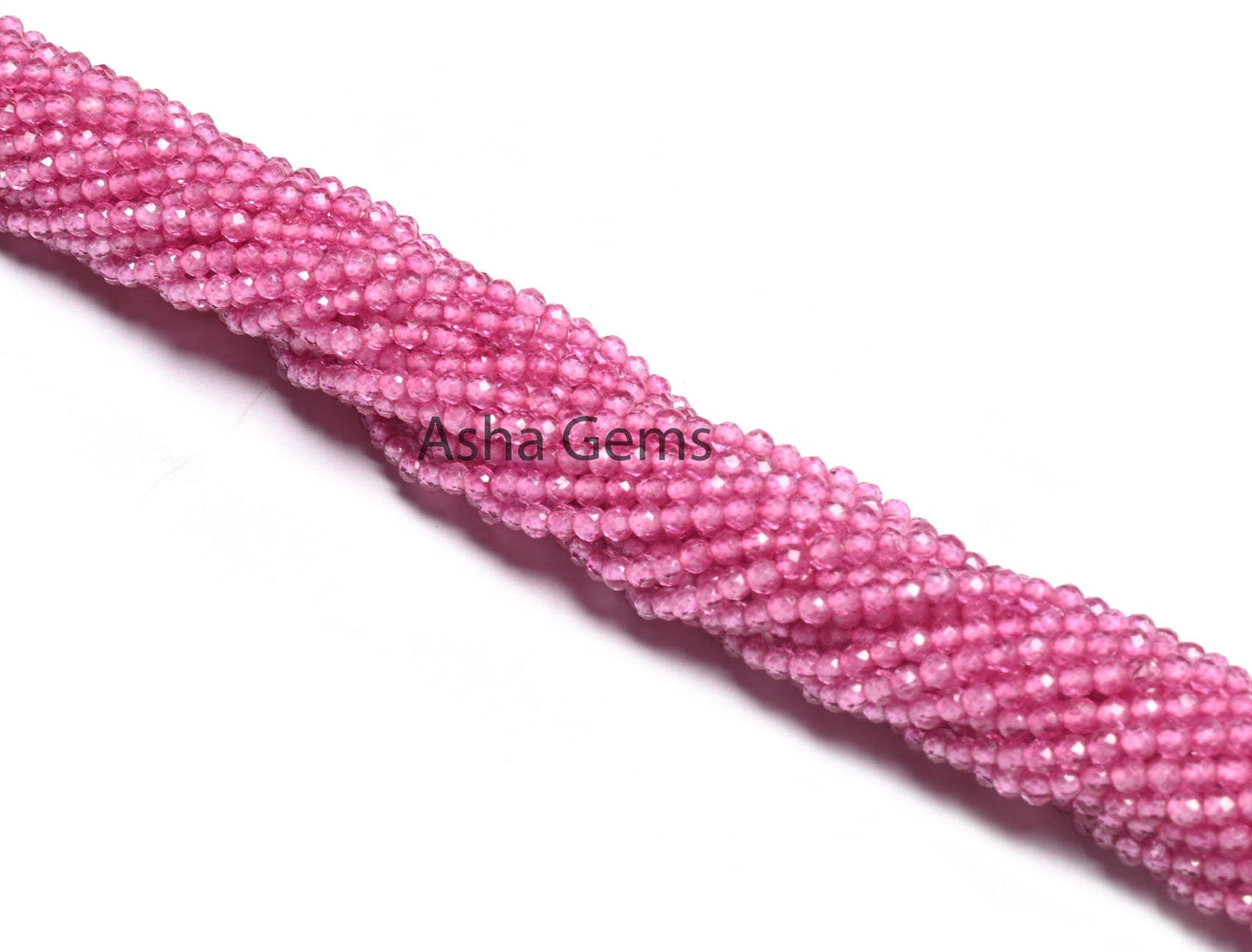 Rare Pink Coated Moonstone Micro Cut Faceted Tiny Gemstone Beads,2.2 mm Natural Moonstone Pink Coated Moonstone Machine Cut Rondelle Beads