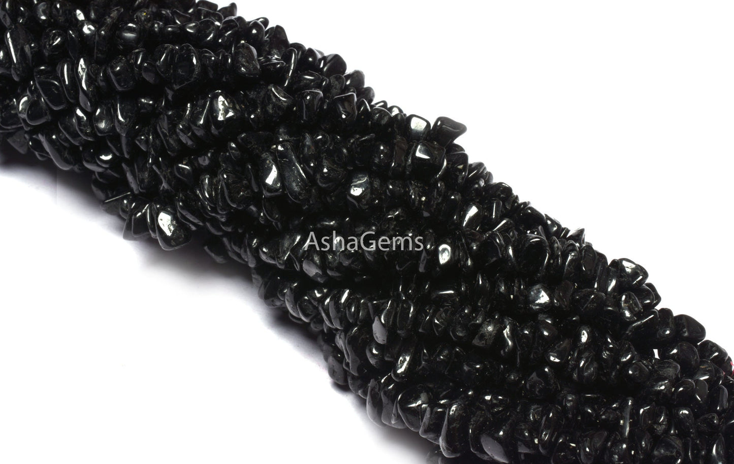 34"Strand Natural Black Spinel Uncut Chips Beads Gemstone Black Spinal Raw Rough Nugget Beads, Spinel Beads Uneven Uncut Chip Jewelry Crafts