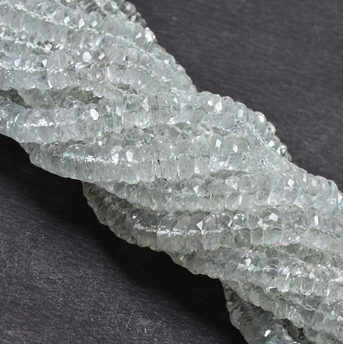 Beautiful Green Amethyst Flat Wheel Shape Faceted Beads, Natural Amethyst Indian Cut Heishi Tyre Gemstone Beads, Amethyst Bead Jewelry Craft
