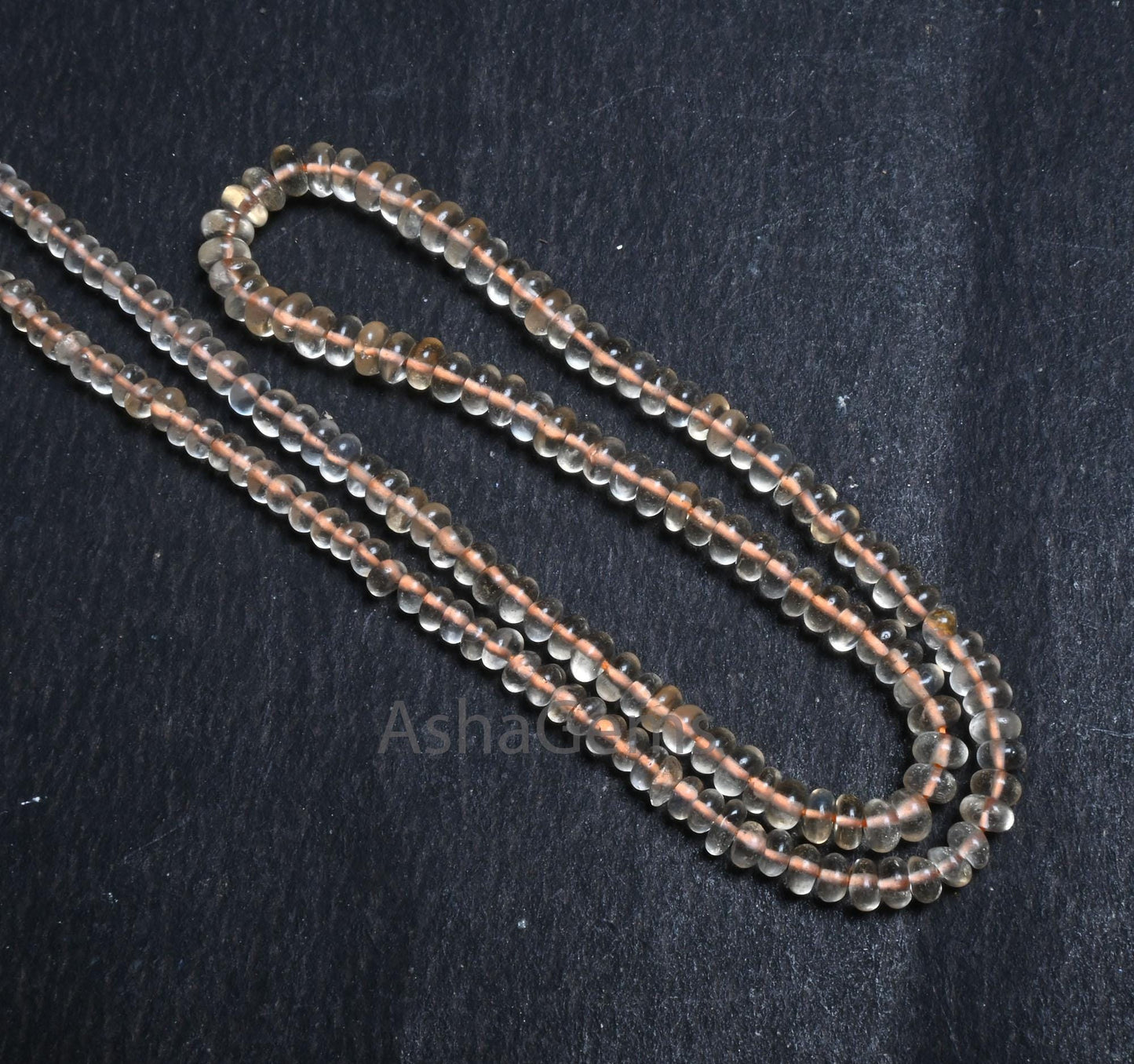 Fine Quality Citrine Quartz Smooth Rondelle Gemstone Loose Beads, Natural Yellow Citrine Plain Handmade Citrine Tiny Bead Jewelry Craft SALE (AG 12291)