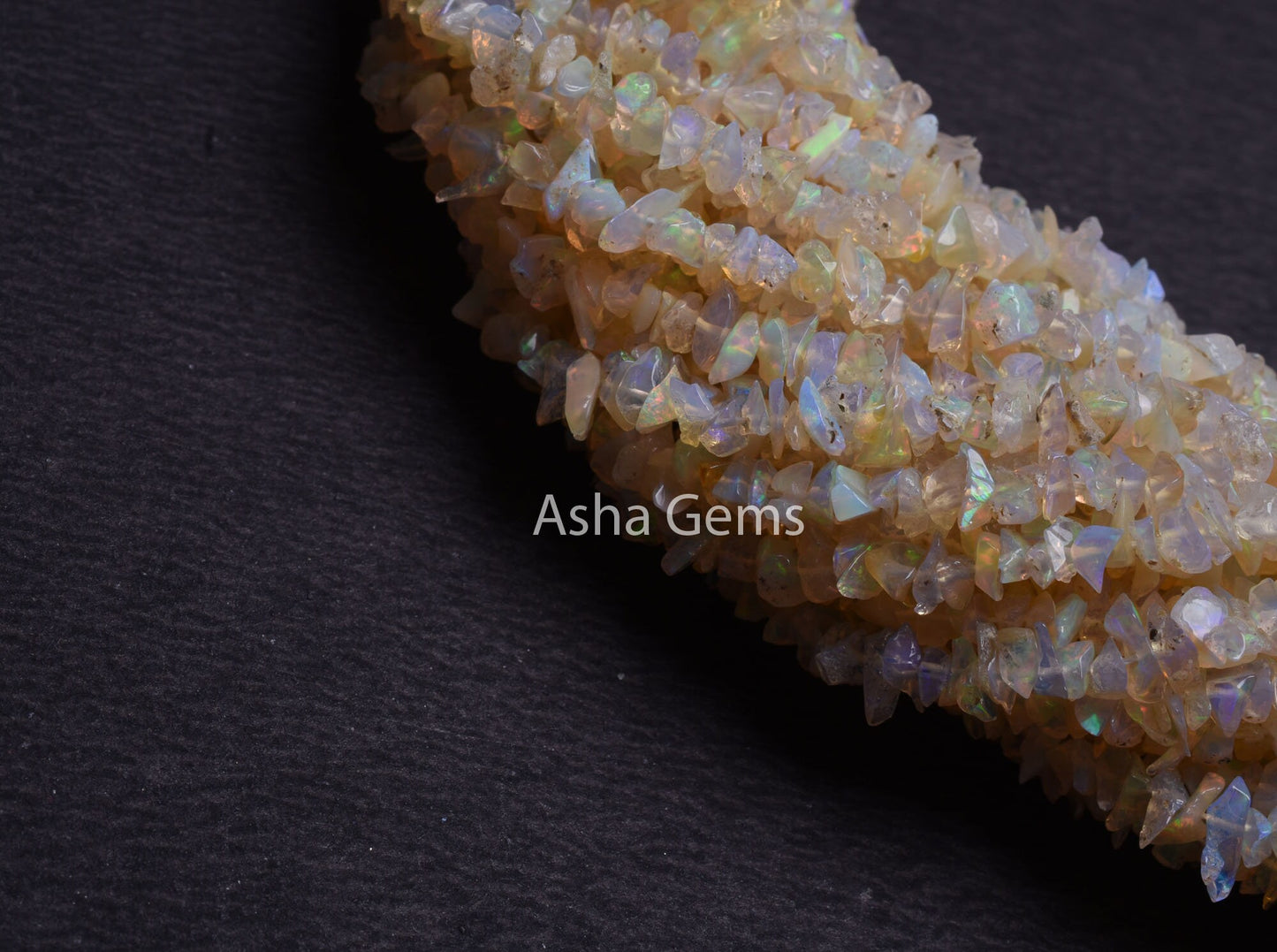34"Strand Natural Ethiopian Opal Chips Beads Uncut Gemstone,Beautiful Yellow Ethiopian Opal Raw Nuggets Smooth Beads, AAA Quality Ethiopian