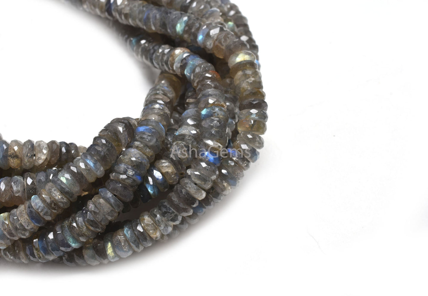 Natural Flash Labradorite Faceted Heishi Tyre Gemstone Beads, Blue Fire Labradorite Flat Wheel Shape Beads, Labradorite Bead Jewelry Crafts