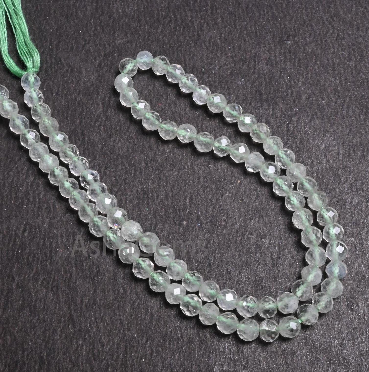 Beautiful Green Amethyst Micro Cut Rondelle Beads,13"Natural Green Amethyst Machine Cut Faceted Gemstone Amethyst Bead Jewelry Necklace SALE