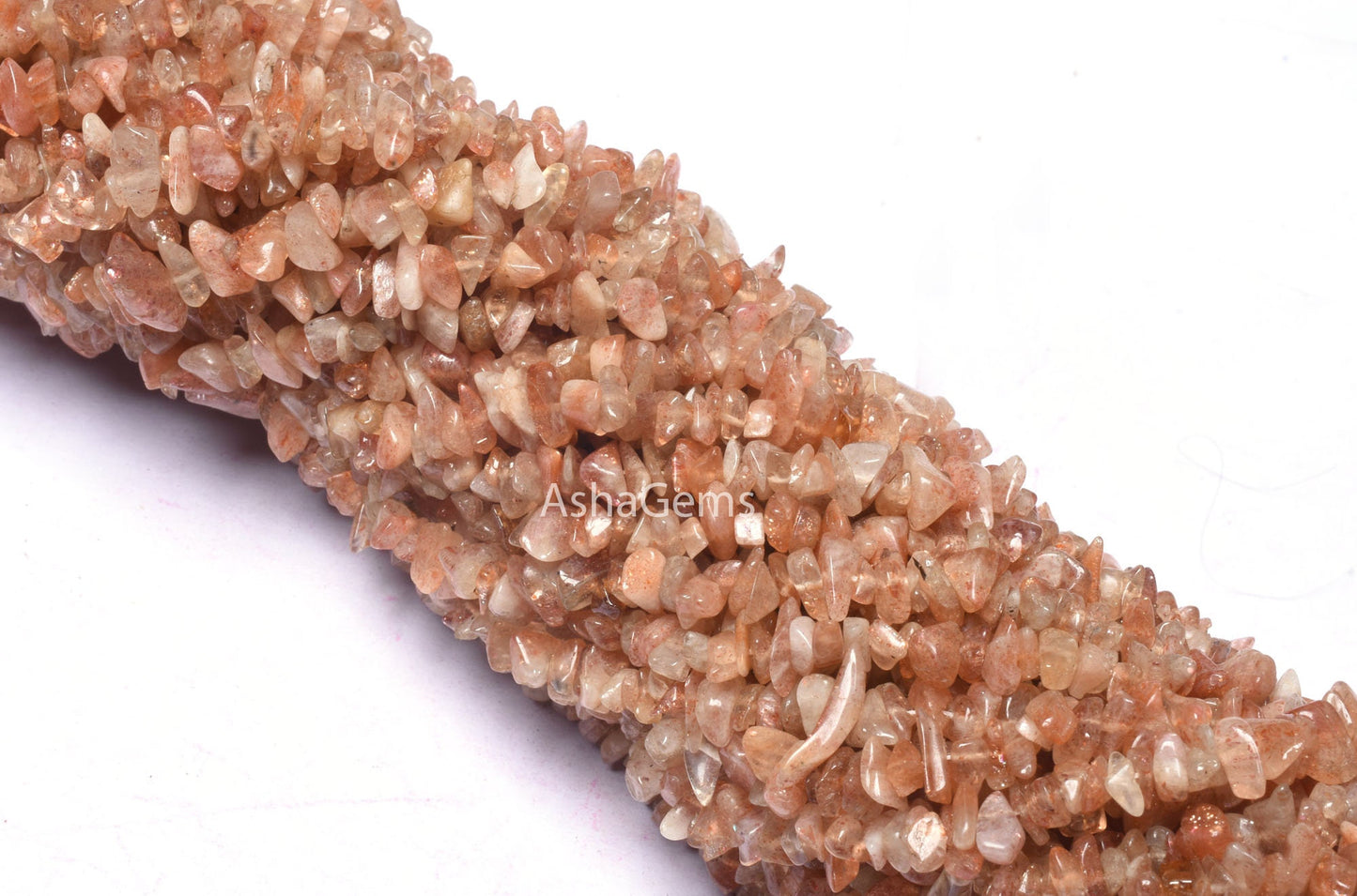 34 inch Strand Natural Sunstone Uncut Chips Beads, Fine Natural Orange red Sunstone Raw Rough Smooth gemstone Tiny Nugget Beads Jewelry SALE