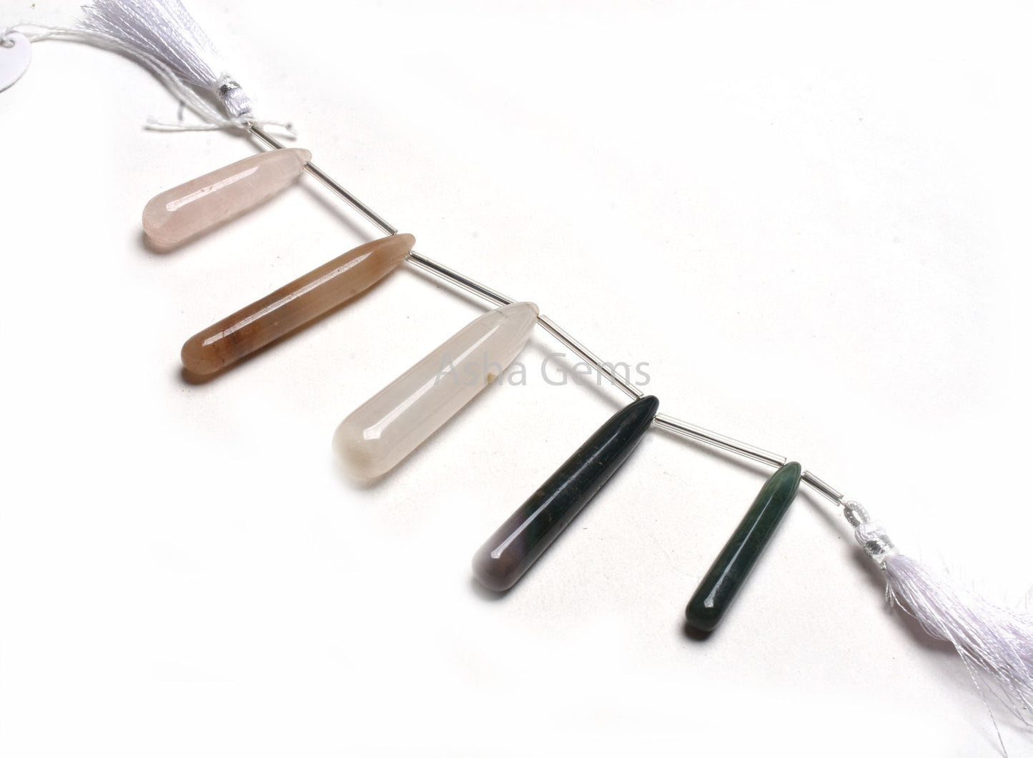 Beautiful Multi Disco Smooth Long Drop Shape Beads, Mix Gemstone Fancy Long Pencil Teardrop Side Drill Beads, Drop Disco Beads Jewelry Craft