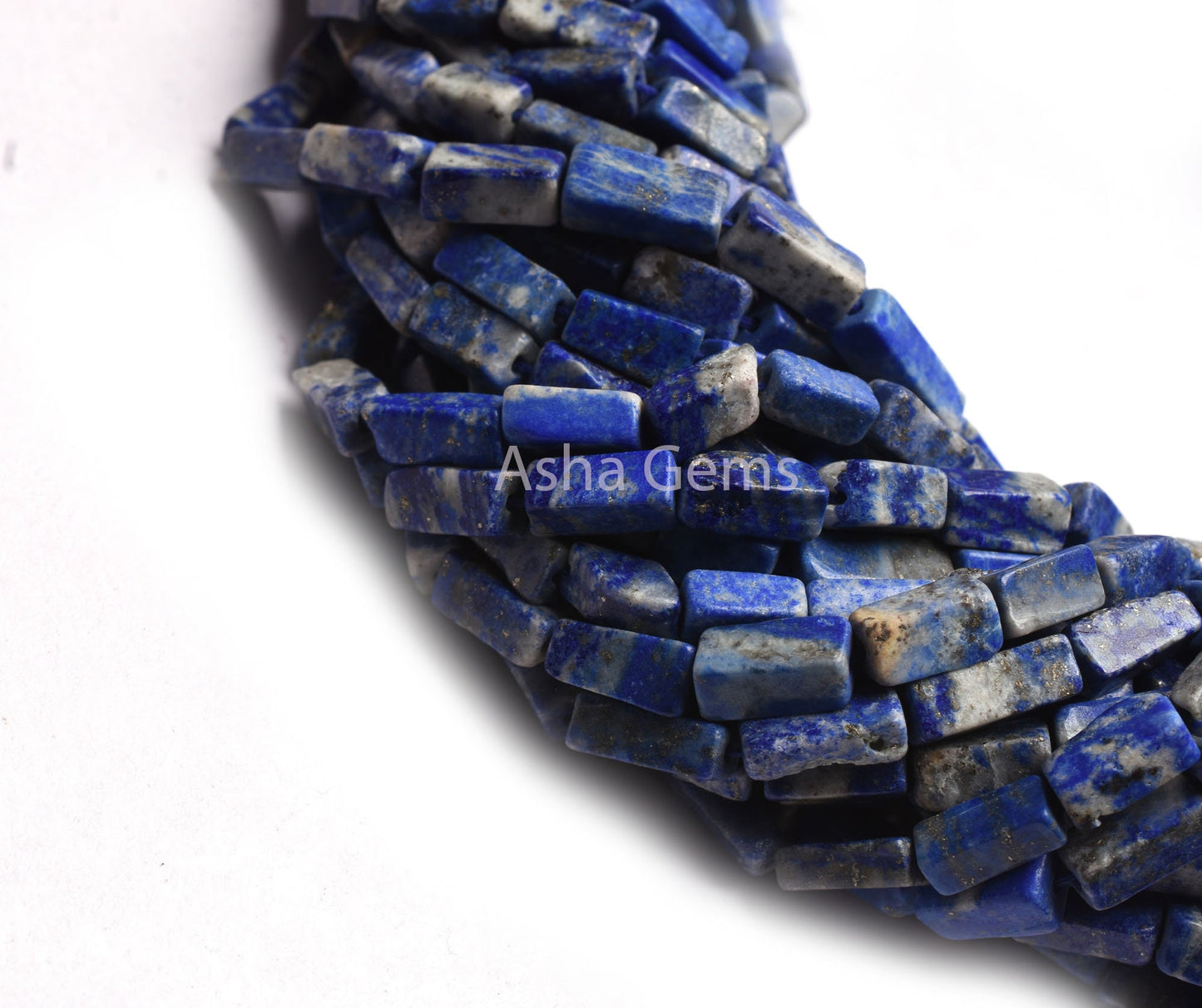 13" Strand Blue lapis Smooth Rectangle Shape Beads, Natural Lapis Lazuli Uneven Fancy handmade Gemstone Beads lapis Bead Jewelry Making SALE