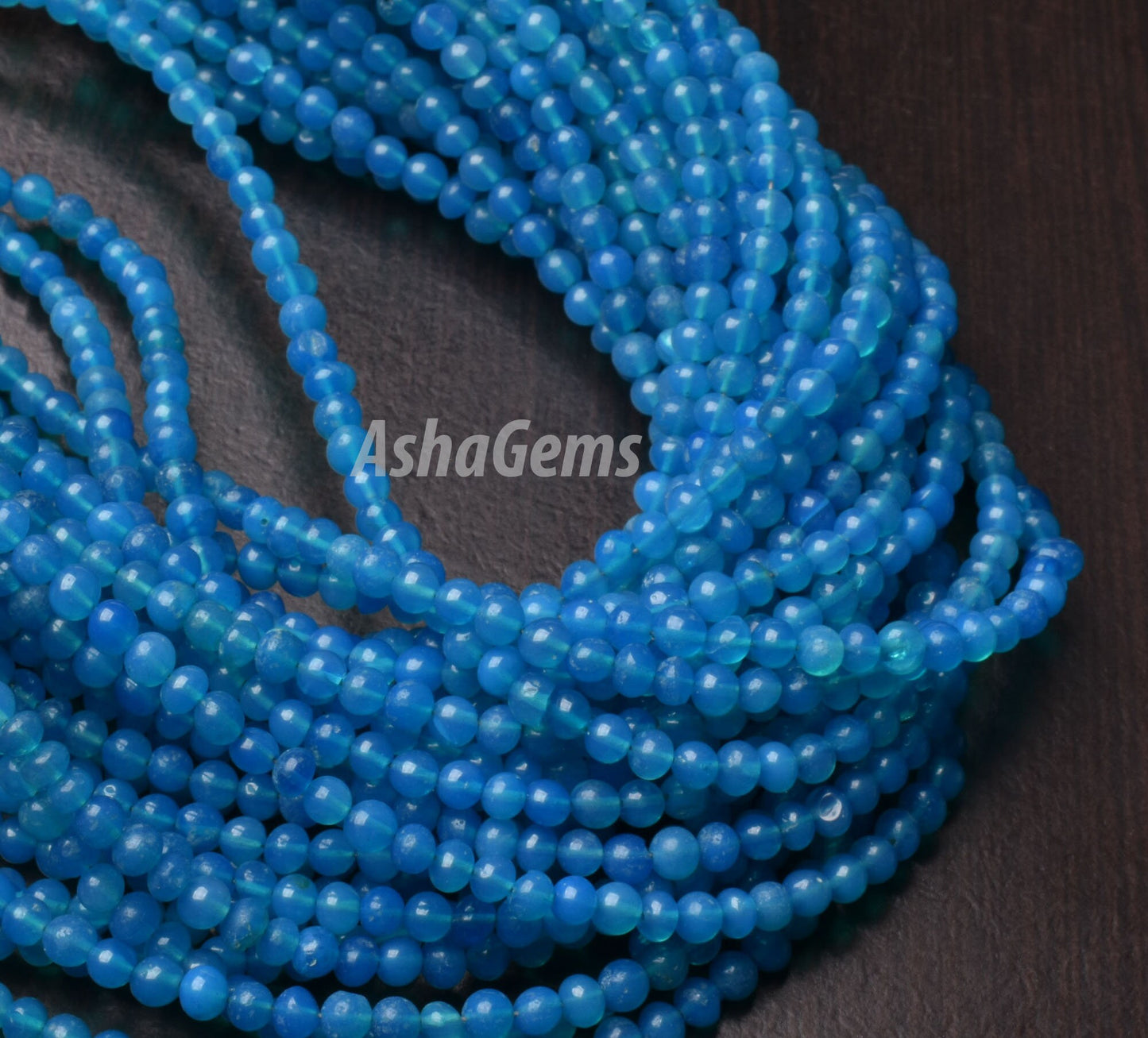Blue Ethiopian Opal Round Shape Beads,3.5-4mm, Blue Ethiopian Opal Smooth Round Beads Opal Round,15" Strand, Opal Smooth Beads Jewelry Craft