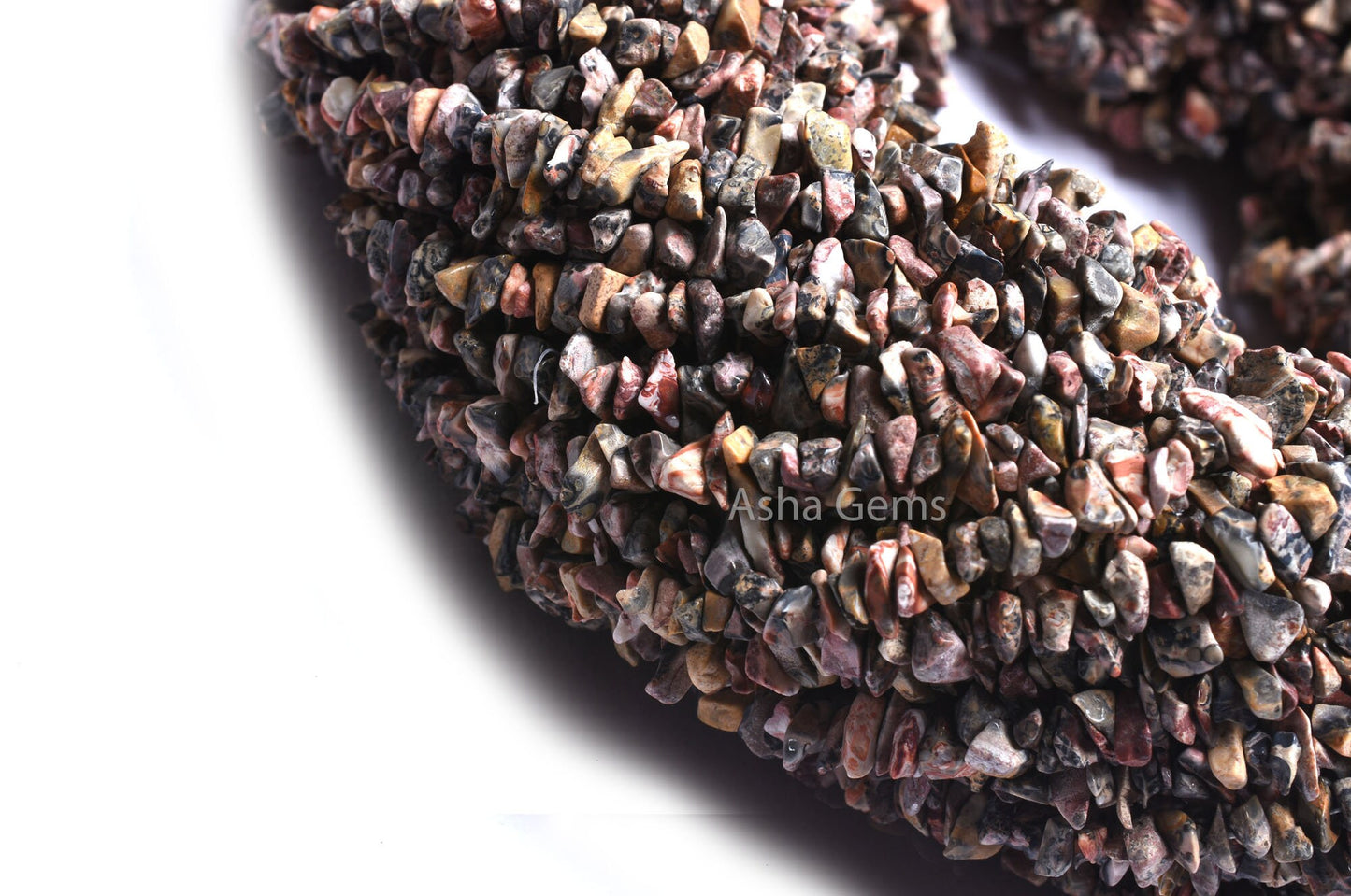 Natural Leopard Jasper Uncut Chips Gemstone Beads, 17, 34" Strand Jasper Smooth Raw Rough Nugget Beads, Fine Quality Jasper Uncut Chips SALE