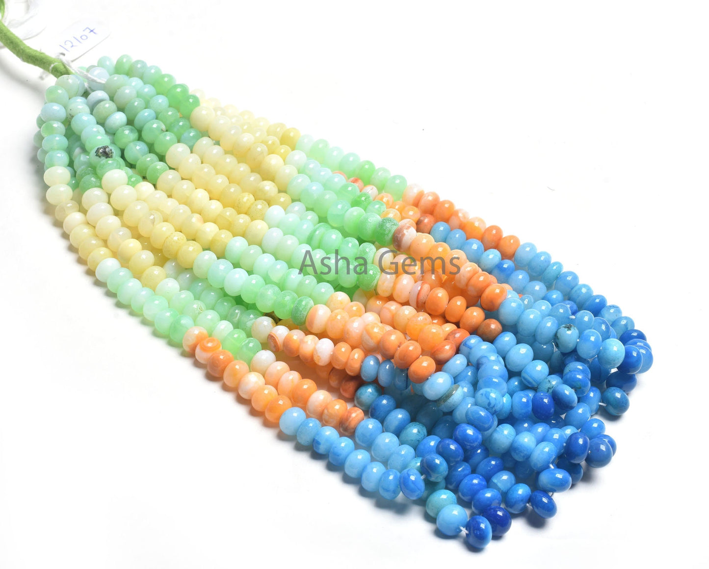 Beautiful Rainbow color Shaded Opal Rondelle Gemstone Beads, AAA Quality Multi Color Disco Opal Plain handmade Beads Opal Jewelry Craft SALE