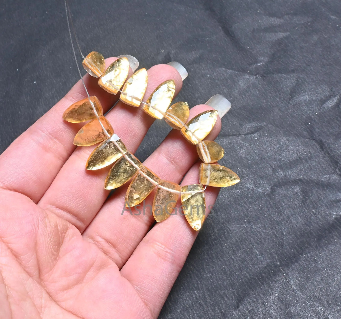 Beautiful Quartz Gold Foil Doublet Fancy Arrow Shape Gemstone Beads, AAA Quality Crystal Doublet Fancy Handmade Side Drill Bead Jewelry SALE(AG 18703 )