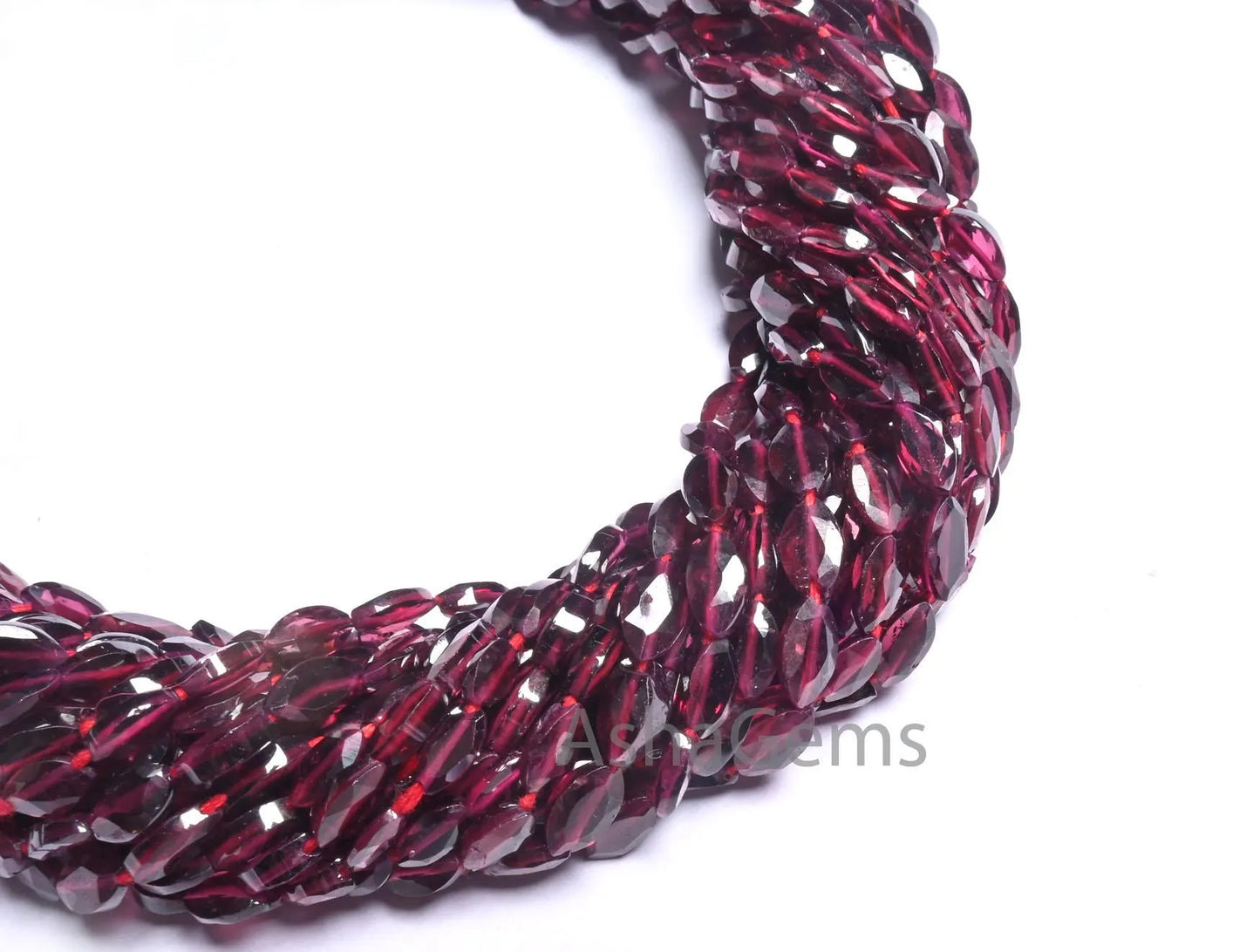 Natural Red Garnet Faceted Marquise Shape Gemstone Beads, Garnet Flat Table Cut Marquise bead,13"Strand Straight Drill Marquise Bead Jewelry (AG 18714 )