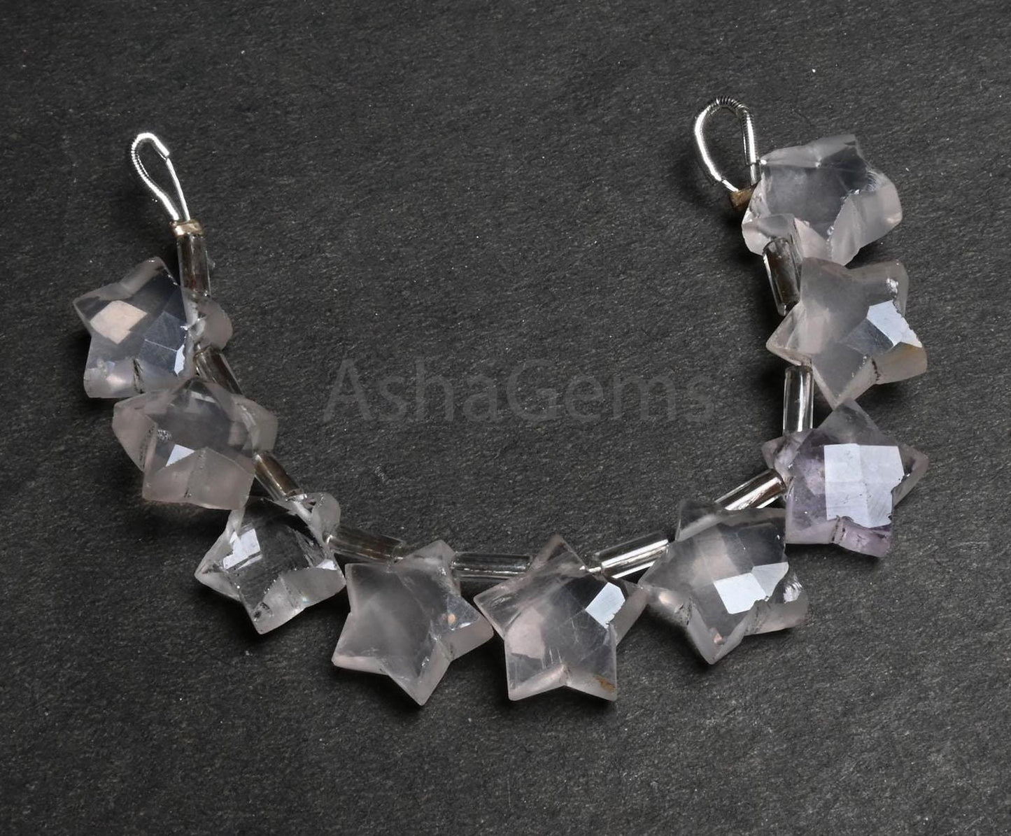 Natural Rose quartz Fancy Star Shape Carving handmade Beads,9-10.5 mm Light Pink Quartz Star Carved Gemstone Beads Jewelry Making Craft SALE (AG 18885)