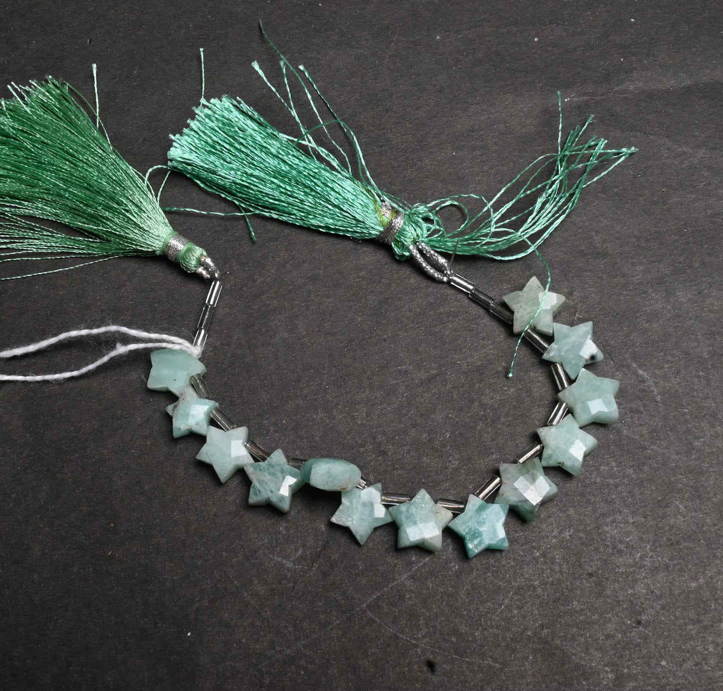 Natural Blue Amazonite Fancy Carving Star Shape Gemstone Beads,9-10 mm Amazonite Carved Star Faceted Handmade amazonite Beads Jewelry Craft (AG 18887)