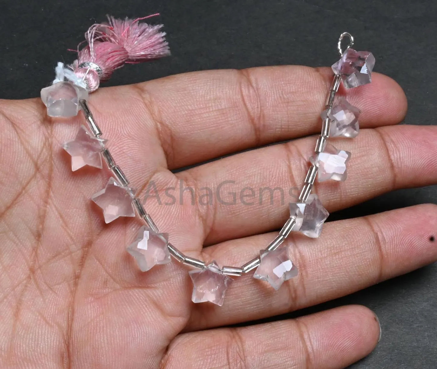 Fine Pink Rose quartz Star Shape Carving Gemstone Beads,10mm Light Pink Quartz Fancy Star Carved Rose Quartz Beads Jewelry Making Craft SALE (AG 18883)