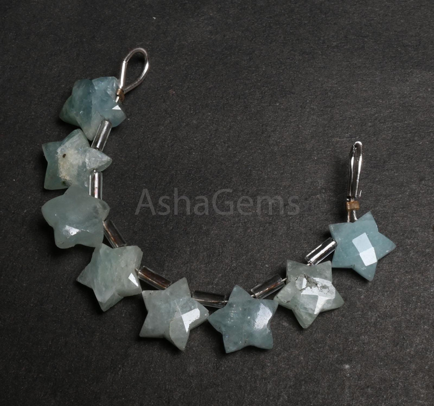 Natural Aquamarine Beryl Fancy Star Shape faceted Beads,10mm Fine Raw Aquamarine Fancy Star Briolette Gemstone Carve Bead Jewelry Craft SALE (AG 18895)