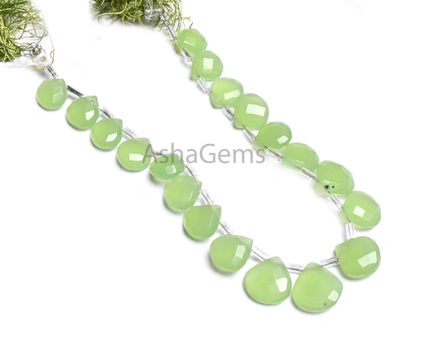 AAA Prehnite Color Hydro faceted Heart Shape Beads,10-12.5mm Light Green Quartz Hydro Hearts Checker Cut Briolette Bead Jewelry Craft SALE (AG 18908)