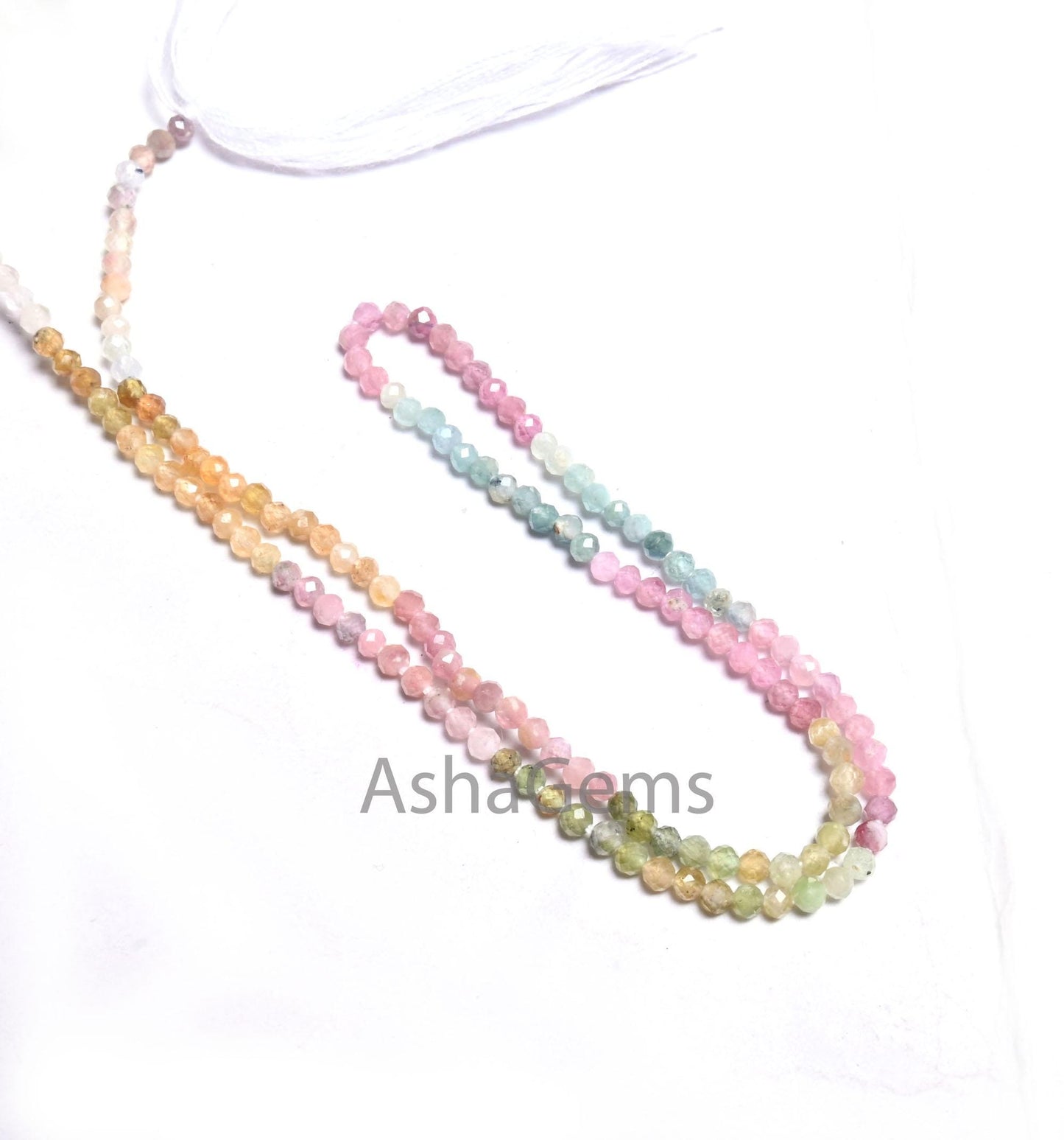 Beautiful Multi Tourmaline Micro Cut Gemstone Beads,2.25 mm Fine Tourmaline Faceted Rondelle Tiny Bead, natural Tourmaline Bead Jewelry SALE