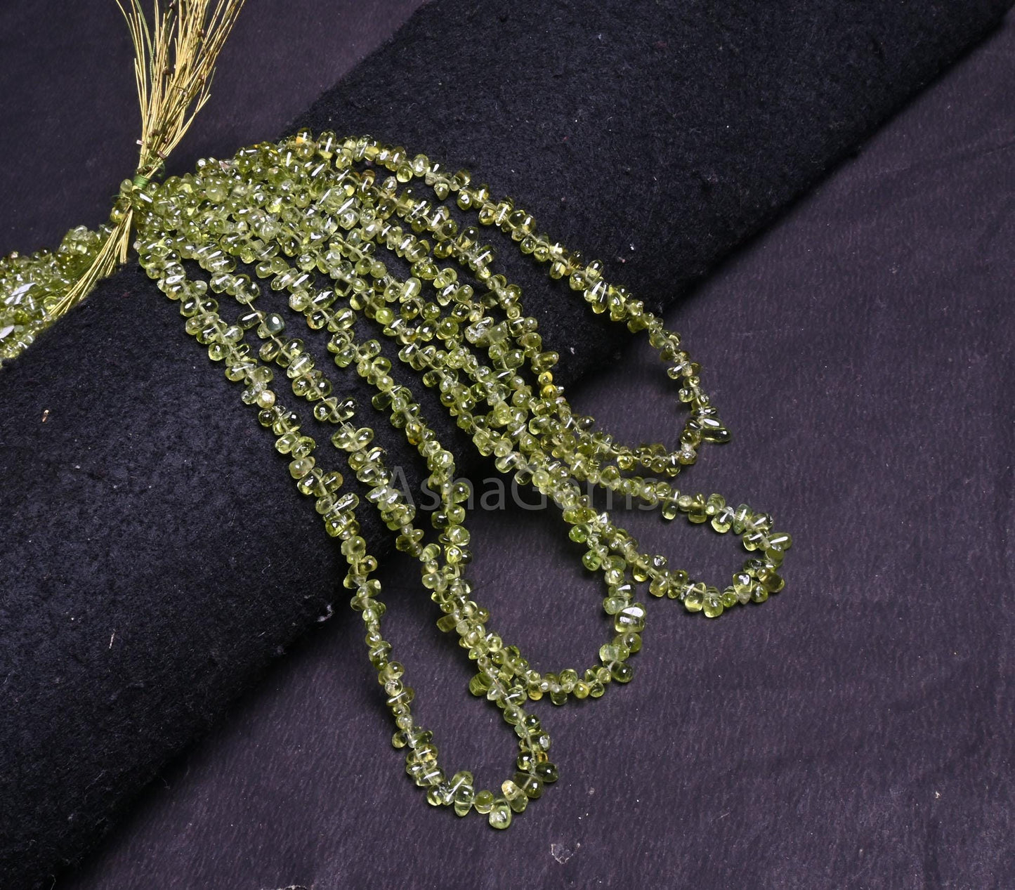 Beautiful Peridot Smooth Tiny Drops Shape Gemstone Beads, Natural Green Peridot Plain Handmade Uneven Teardrop Side Drill Beads Jewelry SALE