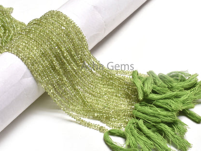 13" Strand Natural Green Peridot Smooth Button Shape Beads,3,3.5 mm Peridot Plain handmade Button Center Drill Gemstone Beads Jewelry Crafts
