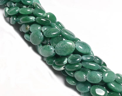Green Quartz Smooth Oval Shape Beads,12 Inch Strand Green Quartz Plain Oval Straight Drill Beads, Quartz Gemstone Handmade Bead Jewelry Sale