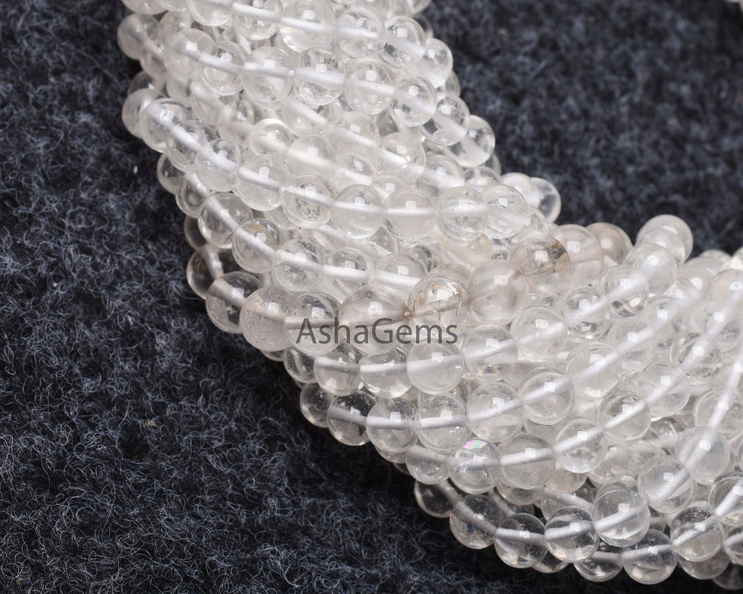 6 mm Crystal Quartz Smooth Round Ball Beads, Natural Clear Crystal Plain Round Shape Gemstone Beads, Crystal Beads Jewelry Making Craft SALE