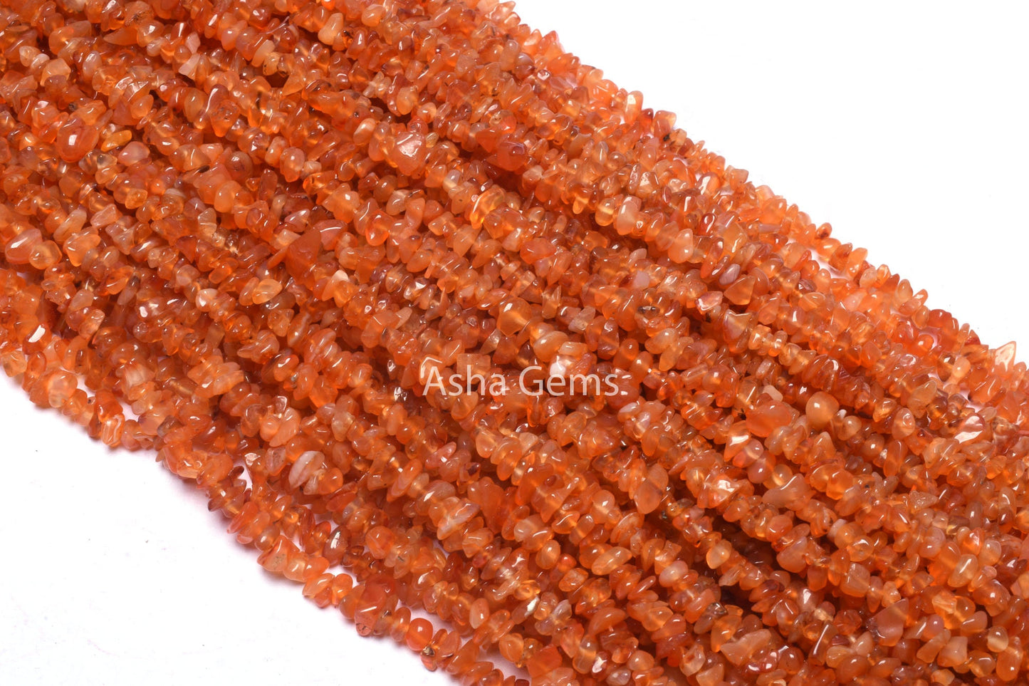 Carnelian Smooth raw Uncut Chip Gemstone Beads, Orange-Red Carnelian Plain Uneven Small Chip Beads Carnelian raw Rough Beads Jewelry Crafts