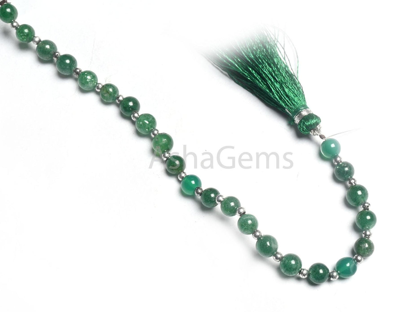 Beautiful Green Onyx Smooth Round Shape Gemstone Beads, Shaded Green Onyx Round Ball handmade  Beads, Onyx Plain Beads Jewelry Making Crafts