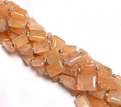Beautiful Aventurine Smooth Rectangle Shape Gemstone Loose Beads,9"Natural Yellow Aventurine Fancy Chicklet handmade Bead Jewelry Craft SALE