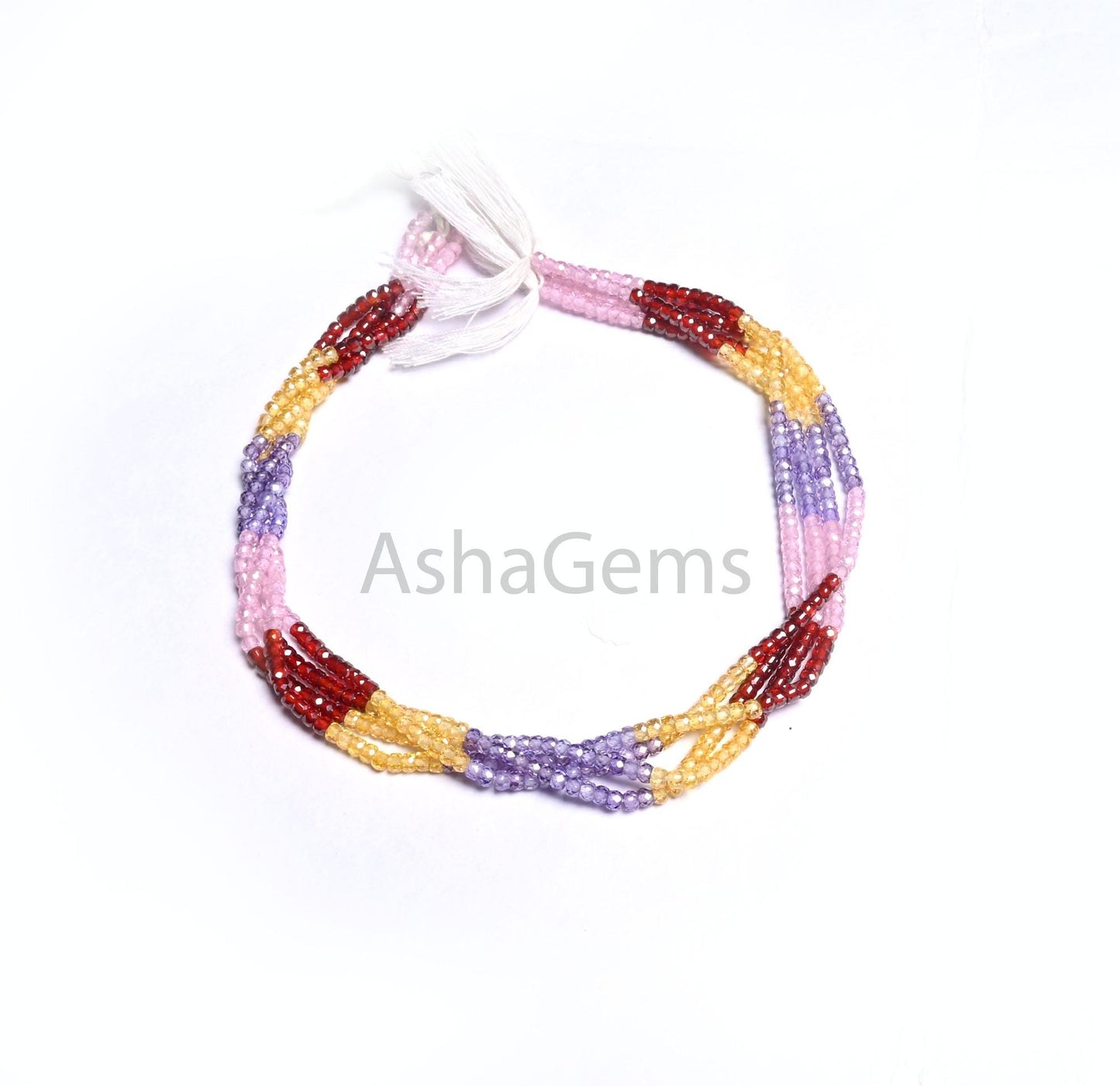 13" Strand Zircon Micro Faceted Beads Beautiful Multi Color Zircon Faceted Beads,3mm Cubic zirconia Rondelle Beads, For Jewelry Making Craft