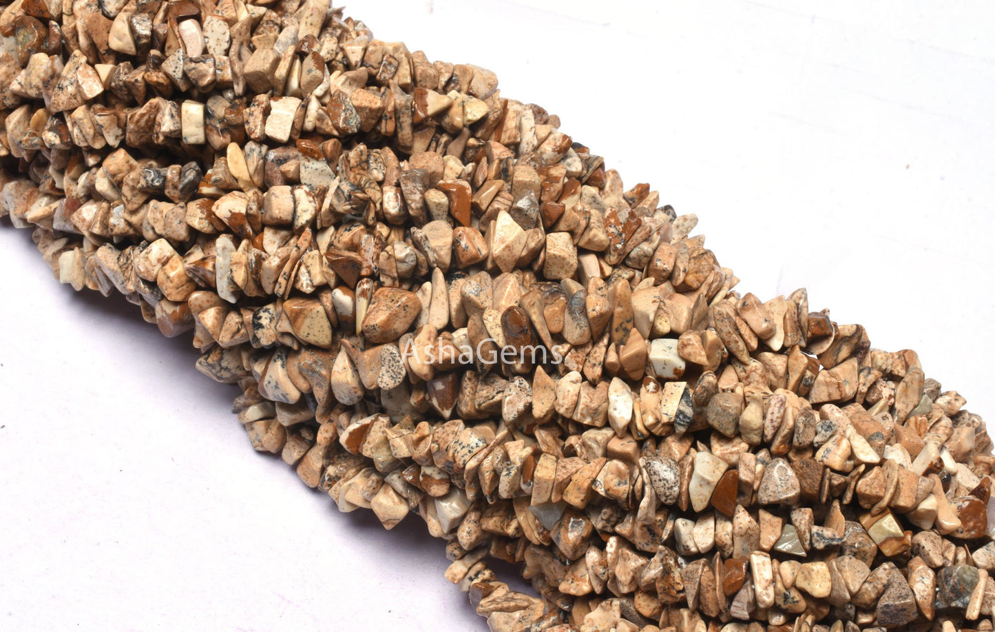 34 Inch Strand natural Picture Jasper Uncut chip Beads, Brown jasper Smooth Raw Rough Polish Gemstone Beads Picture Jasper Bead Jewelry SALE