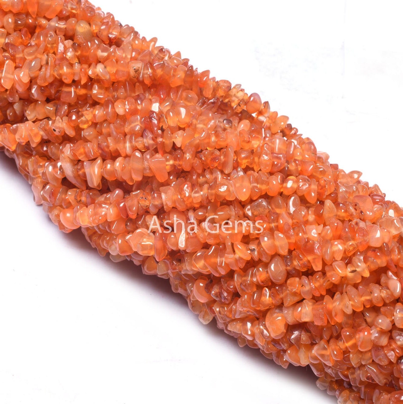 Carnelian Smooth raw Uncut Chip Gemstone Beads, Orange-Red Carnelian Plain Uneven Small Chip Beads Carnelian raw Rough Beads Jewelry Crafts