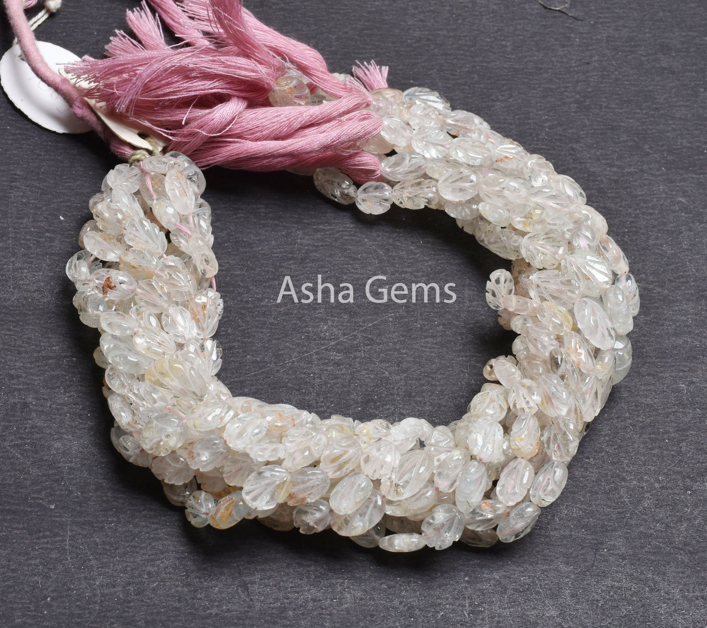 Natural Morganite Carving Oval Shape Gemstone Beads,13"Strand Pink Aquamarine Carved Oval Handmade Beads, Aquamarine Bead Jewelry Craft SALE