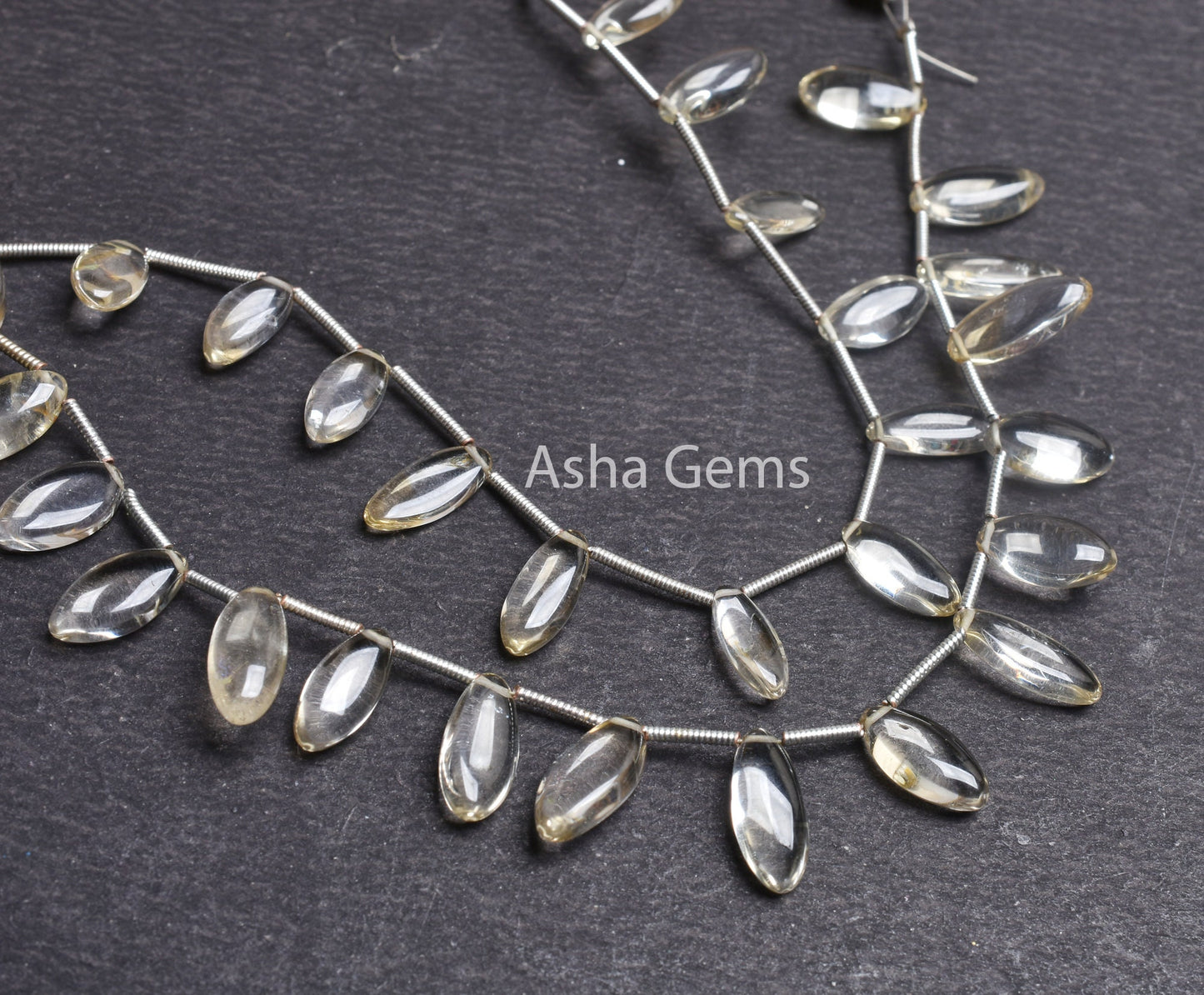 Natural Citrine Smooth Marquise Shape gemstone Beads,6.5"Strand Citrine Handmade Marquise Side Drill Beads, Citrine Beads Jewelry Craft SALE