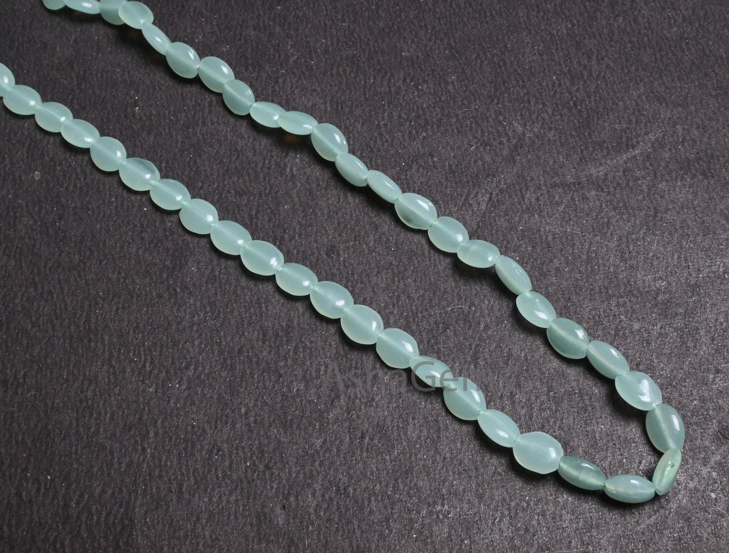 Beautiful Light Green Quartz Hydro Smooth Oval Shape Handmade Beads,13"Green Aventurine Color Hydro Plain Oval Loose Bead Jewelry Craft SALE