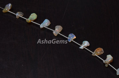 Beautiful Multi Flashy Fire Ethiopian Opal Raw Nuggets Beads, Natural Rainbow Fire Rough Ethiopian opal Beads,Untreated Rock mineral Opal