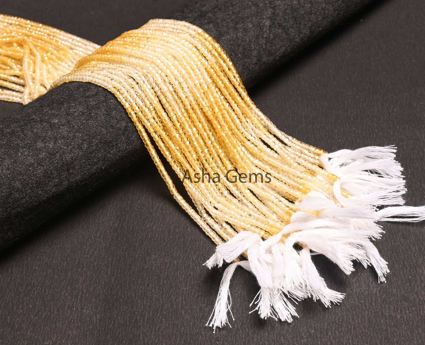 Beautiful Yellow Shaded Zircon Faceted Beads, Cubic Zircon beads,3mm Zircon Micro Machine Cut Rondelle Gemstone Beads Jewelry Craft Necklace