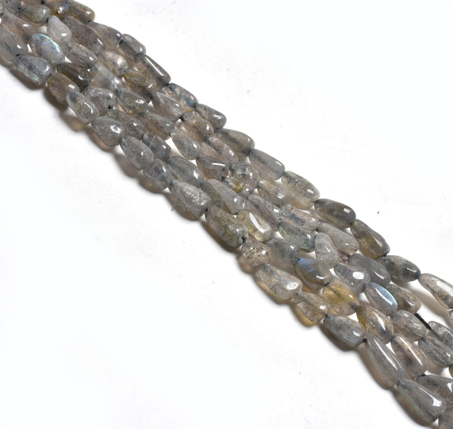 Natural Blue Fire Labradorite Smooth Drops Beads, Labradorite handmade Straight Drill Teardrop Beads,13" Black Rainbow Drops, Jewelry Crafts