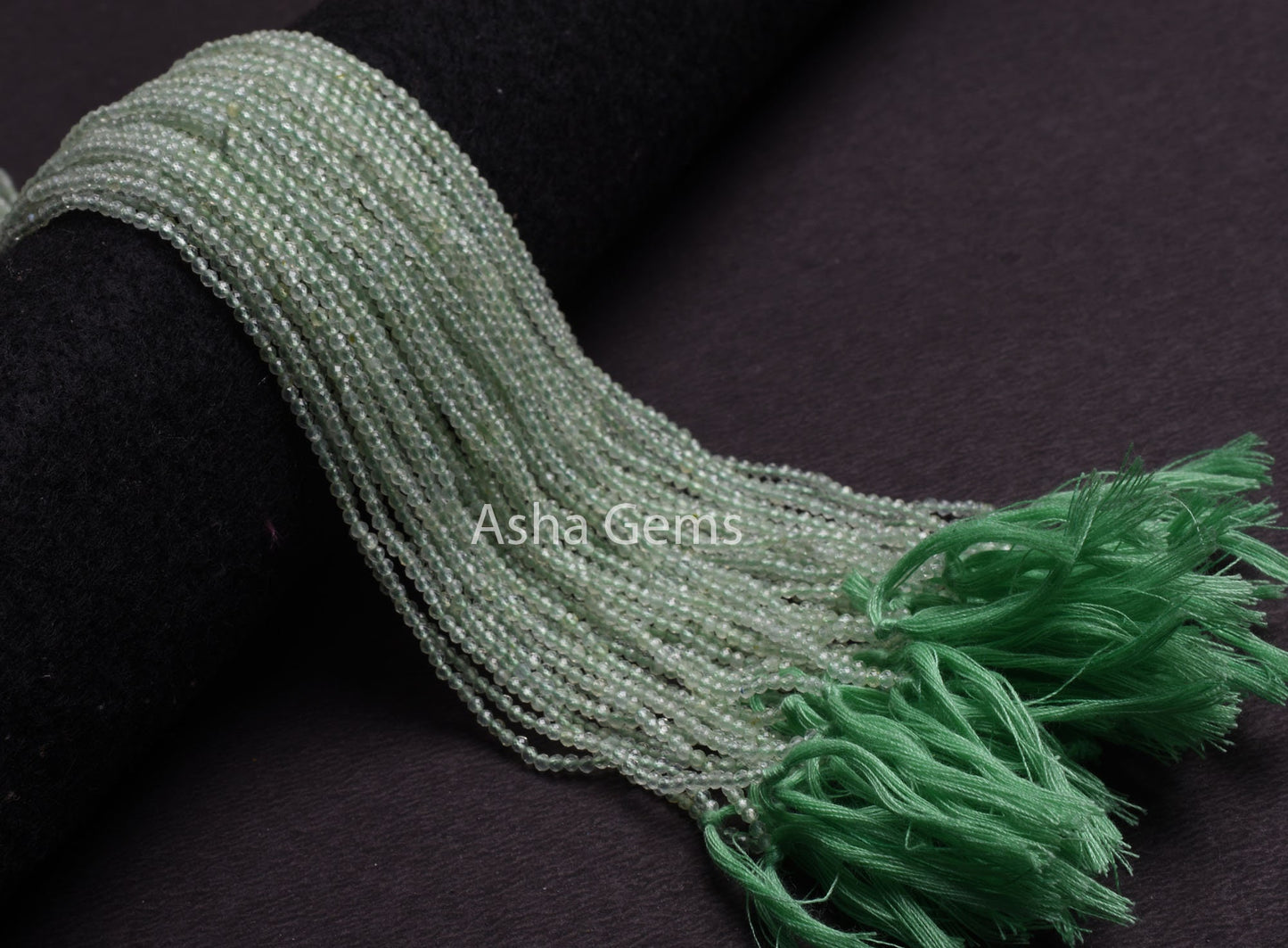 AAA Green Prehnite Micro Cut Faceted Gemstone Beads,2.2mm Natural Prehnite Machine Cut rondelle Gemstone Beads, Prehnite bead Jewelry Crafts