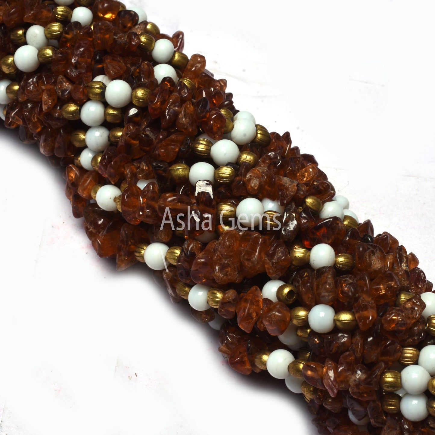 34" Strand Natural Hessonite Uncut Chips Beads, Brown Hessonite garnet Gemstone Raw Rough Smooth Tiny Beads, Hessonite Finding Bead Jewelry