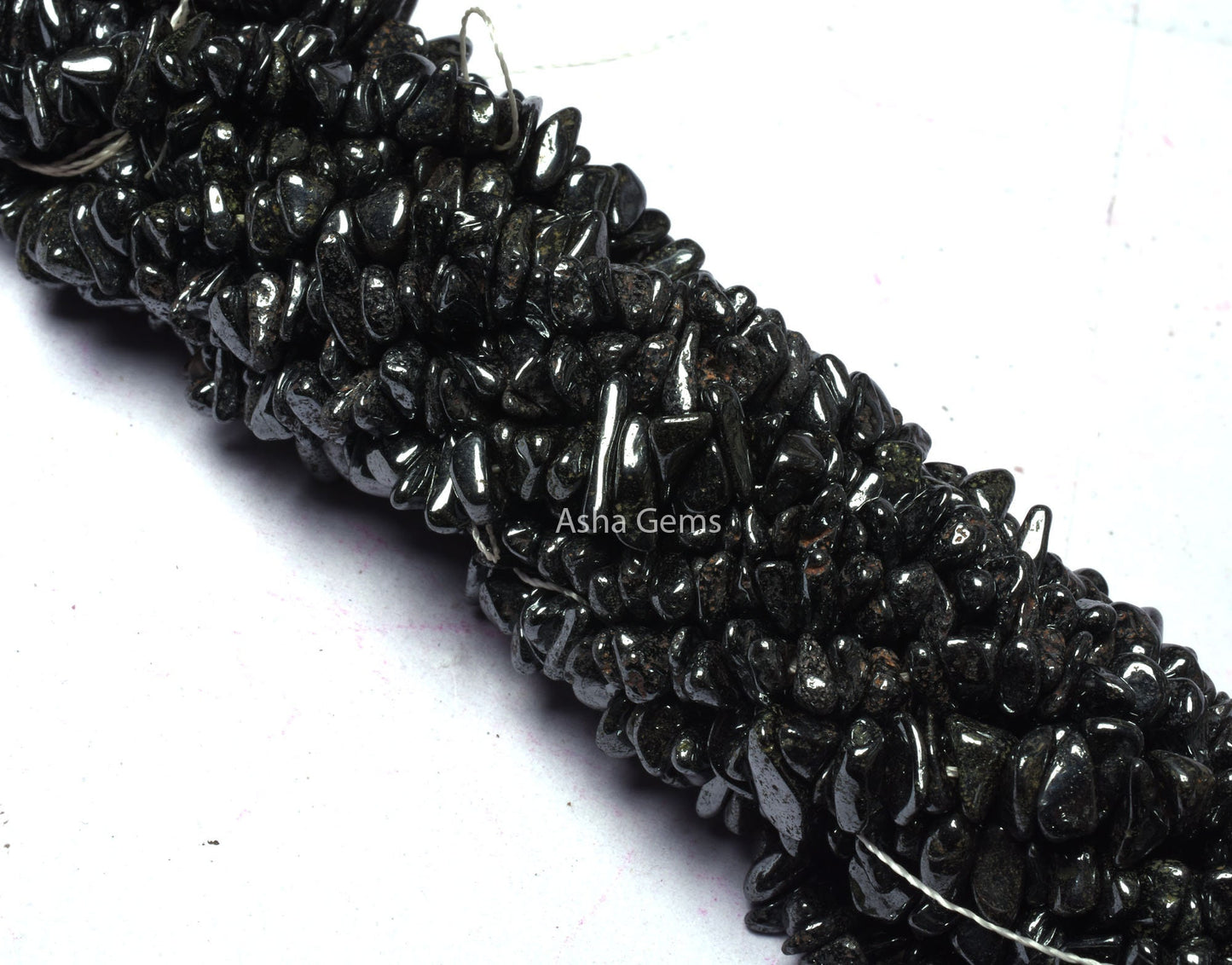 34 inch Natural Gun Metal Uncut Chips Raw Gemstone Beads Gunmetal Rough Smooth Nugget Beads, AAA Black Gun metal, Hematite Beads Raw Stones