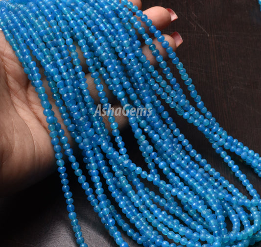 Blue Ethiopian Opal Round Shape Beads,3.5-4mm, Blue Ethiopian Opal Smooth Round Beads Opal Round,15" Strand, Opal Smooth Beads Jewelry Craft