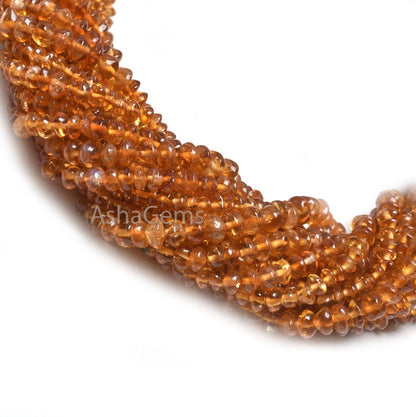 Dark Yellow Citrine Quartz Smooth Button Shape Gemstone Beads,12" Natural Citrine Plain handmade Button Center Drill Bead Jewelry Craft SALE
