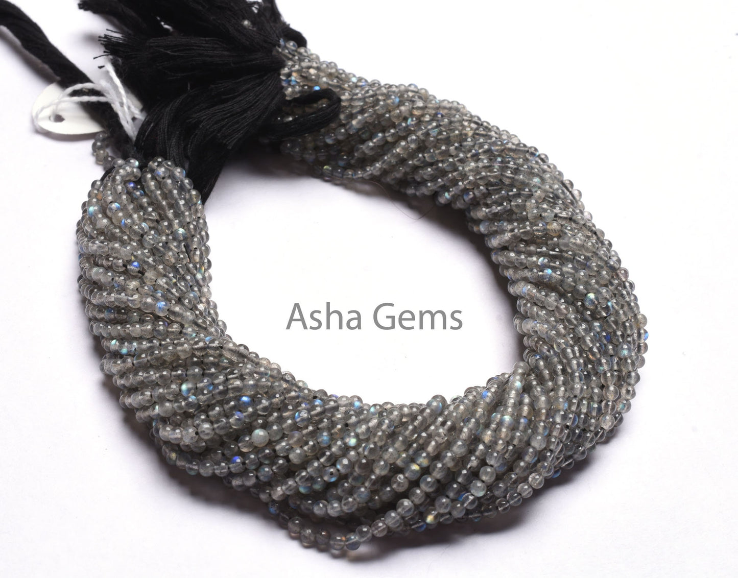 3 mm Labradorite Smooth Round Ball Beads,13" Strand Black Rainbow Round Gemstone Beads, Multi Blue Fire Natural Flash Labradorite Beads SALE