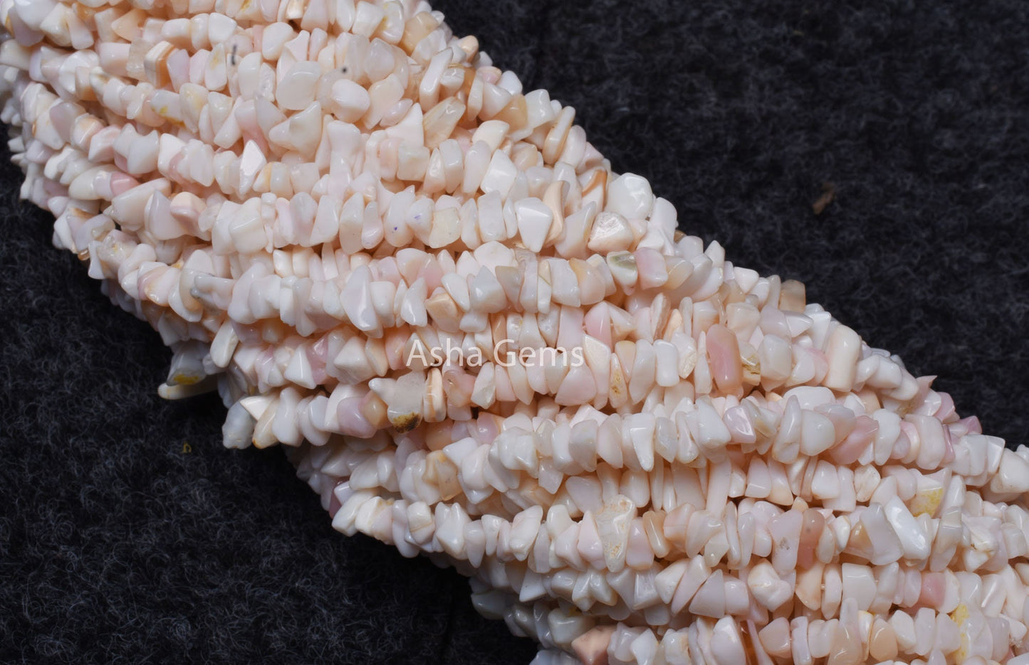 Natural Pink Opal Uncut Chip Beads,34" Strand Opal Smooth raw Rough Gemstone Beads, Light Pink Opal Beads Tiny Nugget Chip Bead Jewelry Sale