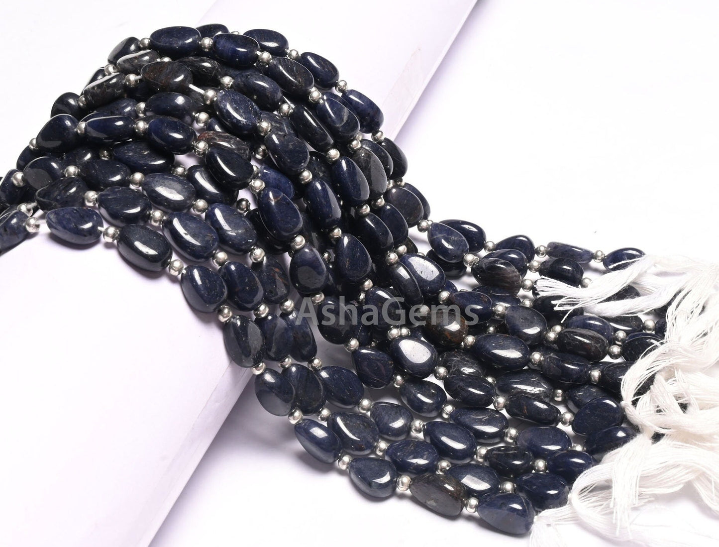 Fine Blue Quartz Smooth Pear Shape Gemstone Beads,9"Strand Blue Quartz fancy Teardrop Straight Drill handmade Bead Jewelry making Craft SALE