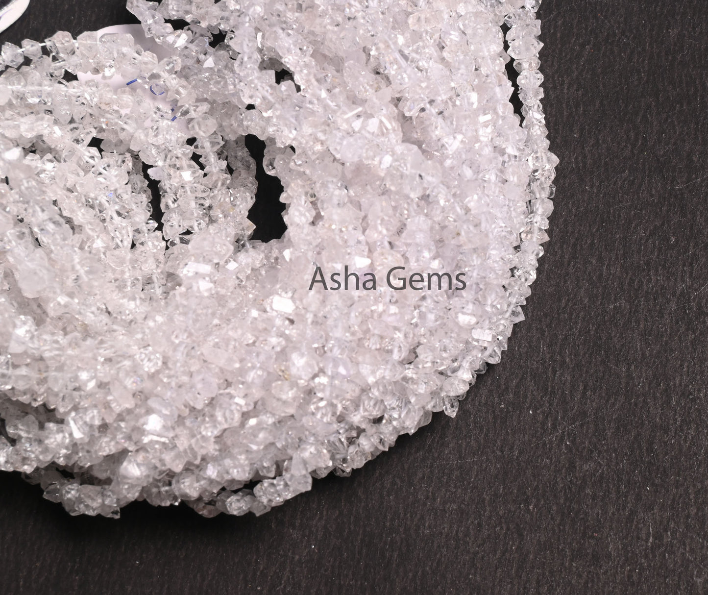 Natural Herkimer Diamond Unshape Tiny Nugget Gemstone Beads,4-6mm White Diamond Quartz Polish Raw Rough Center Drill Bead Jewelry Craft SALE