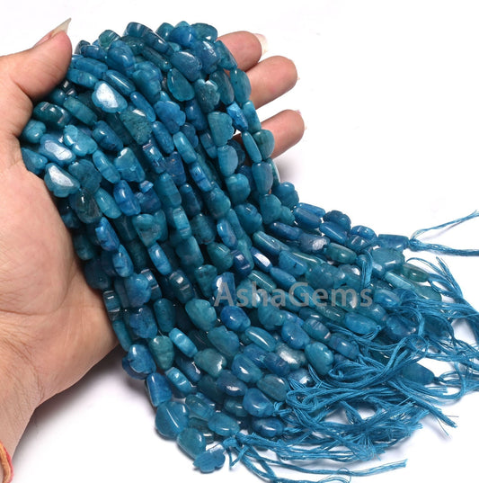 Beautiful Blue Corundum Fancy Cloud Shape Gemstone Smooth Beads,9" Dyed Blue Ropada Straight Drill Cloud Handmade Beads Jewelry Crafts SALE