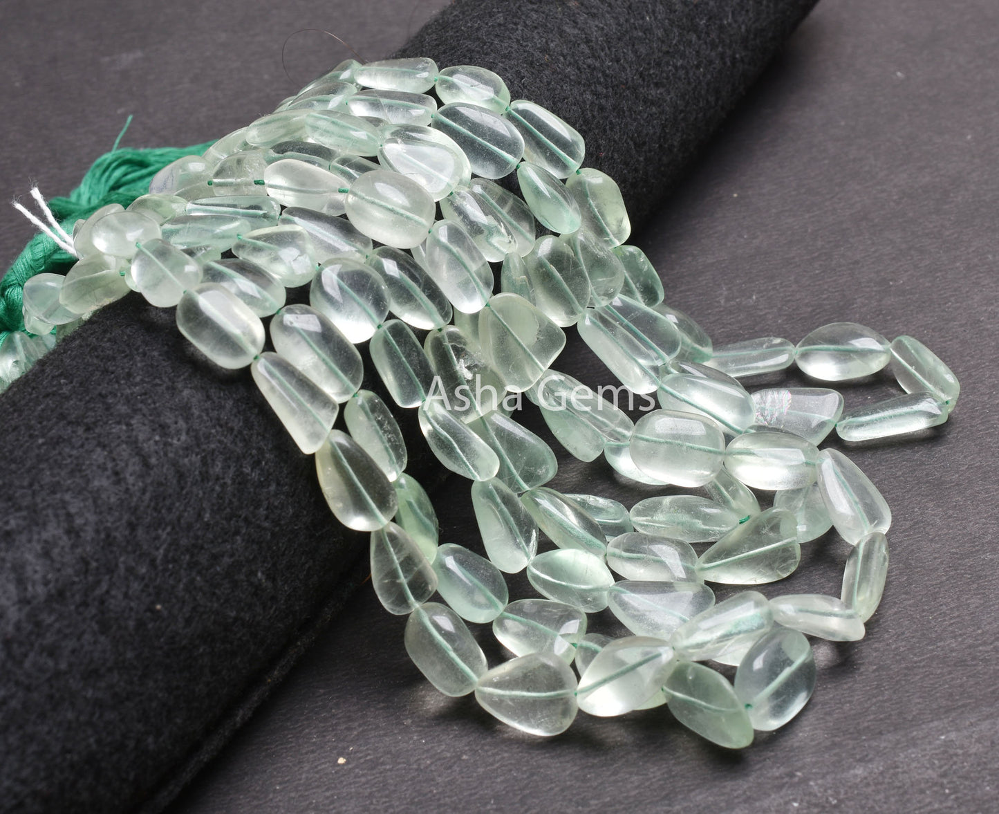 Beautiful Fluorite Smooth Nugget Gemstone Beads, Natural Green Fluorite Handmade uneven tumble Beads,8,16"Strand Fluorite Bead Jewelry Craft