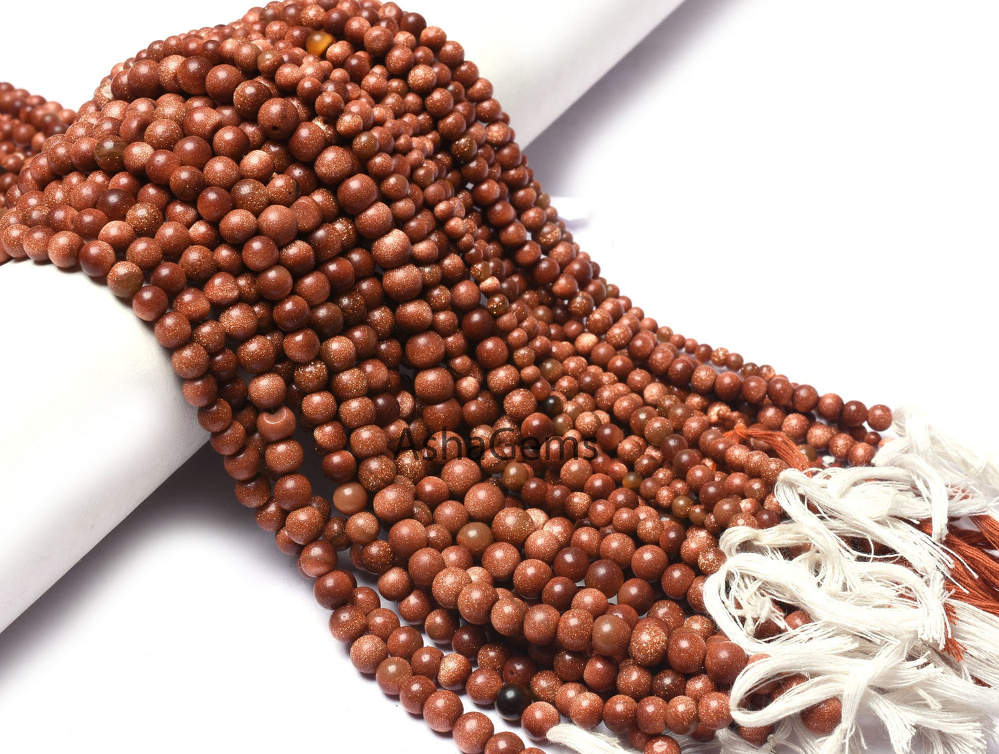 13" Strand Brown Sunstone Smooth Round Shape gemstone Beads, Sunstone Beads, Brown Red Sunstone Plain Round Ball Bead For Jewelry Craft SALE