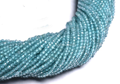 Beautiful Natural Sky Apatite Faceted Rondelle Shape Beads 2 mm micro Cut Gemstone Beads,AAA Quality Blue Apatite Bead ,Jewelry Making SALE